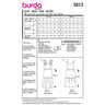 Sukienka | Burda 5813 | 36-46,  thumbnail number 9