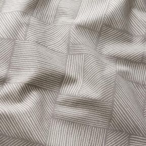 Tkanin dekoracyjna Half panama patchwork liniowy – kreci/naturalny, 