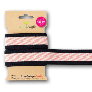 GOTS Taśmy żakardowe eko STRIPE ME ICON [200 cm | 3,5 cm] | Albstoffe | Hamburger Liebe, 
