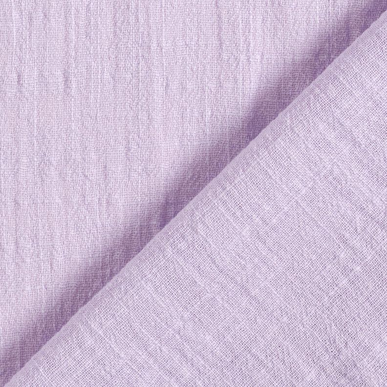Tkanina bawełniana z efektem lnu – liliowy,  image number 3