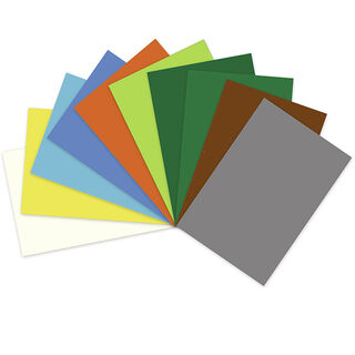 Gruby karton kolorowy 35cm x 50cm [300g/m²], 20 arkusze, 