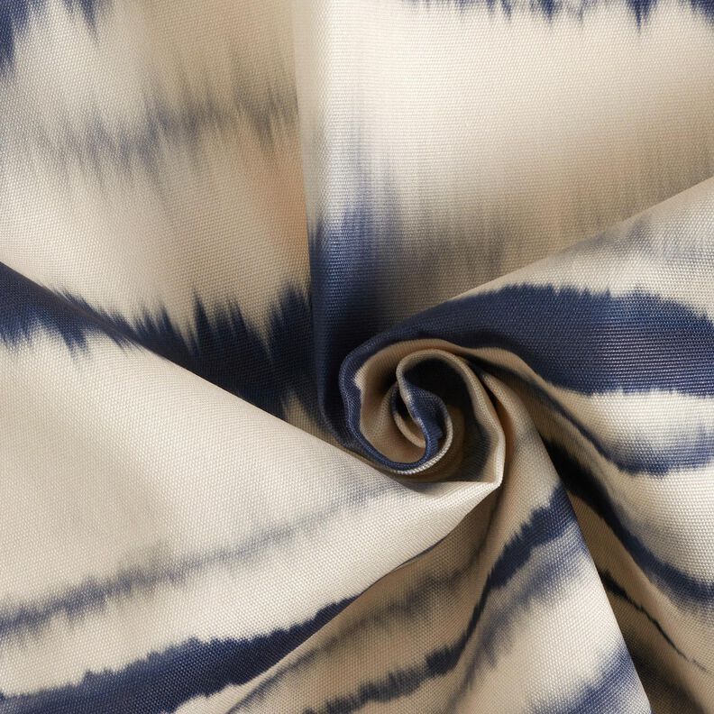 Tkanina outdoor Płótno batik – piasek/ciemnogranatowy,  image number 4
