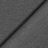 Dżersej bawełniany średniej ciężkości melanż – antracyt,  thumbnail number 5
