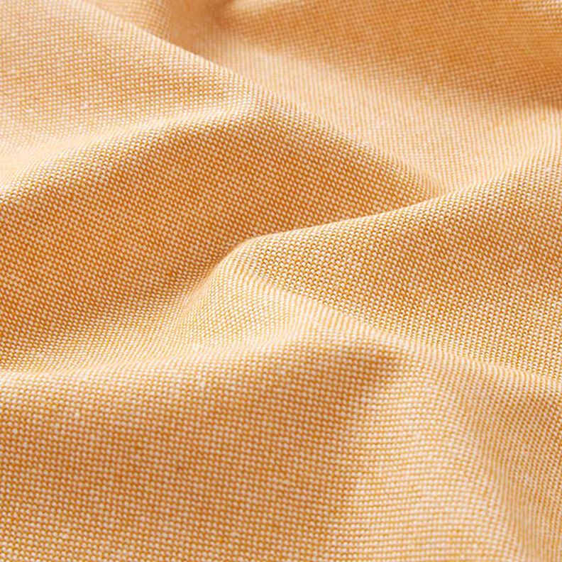 Tkanina dekoracyjna half panama chambray z recyklingu – brzoskwiniowopomarańczowy/naturalny,  image number 2