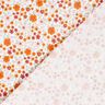 Muślin / Tkanina double crinkle ukwiecona łąka &ndash; kość słoniowa/brzoskwiniowopomarańczowy,  thumbnail number 4