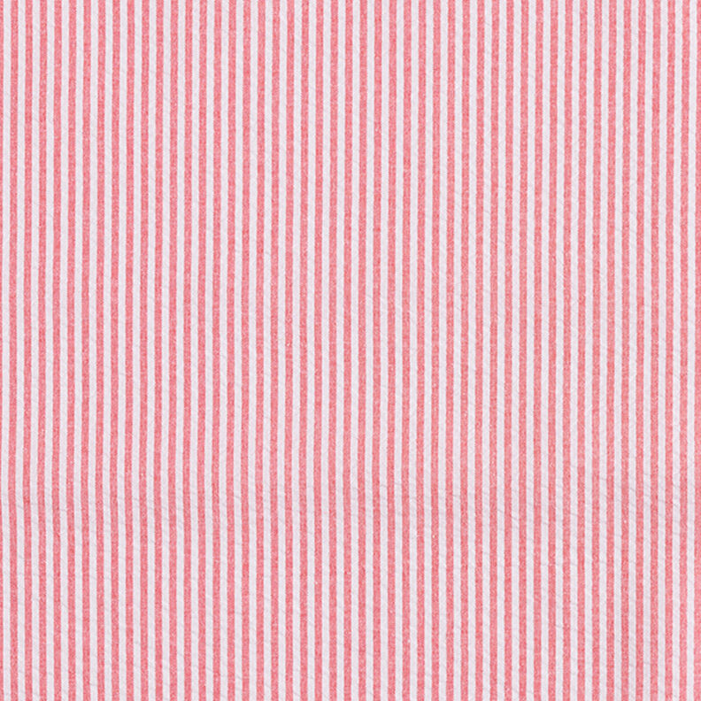 Kora Mieszanka z bawełną paski – czerwień/mleczna biel,  image number 1