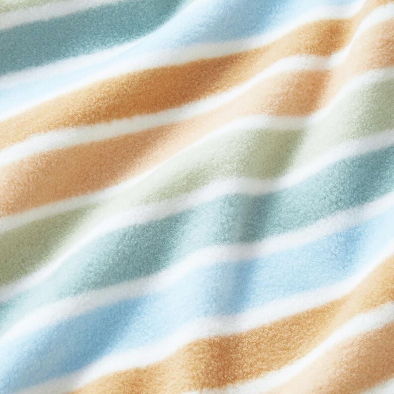 Polar antypilingowy kolorowe paski – biel/ziele?,  image number 2