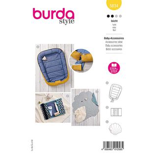 Wyprawka dla noworodka | Burda 5834 | Onesize, 