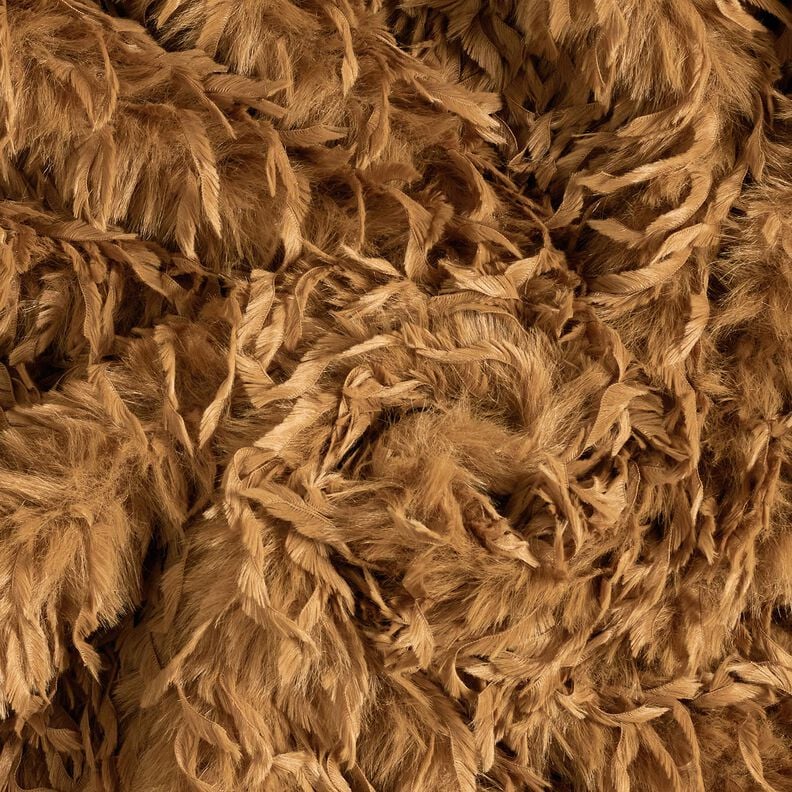Sztuczne futerko pióra, jednokol | Katia Fabrics – mokka,  image number 4