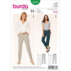 Spodnie, Burda 6689, 