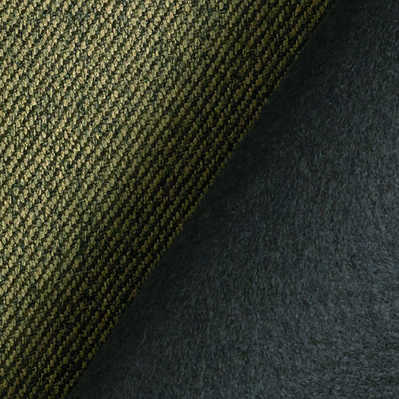 Tkanina tapicerska splot diagonal – ciemna oliwka,  image number 3