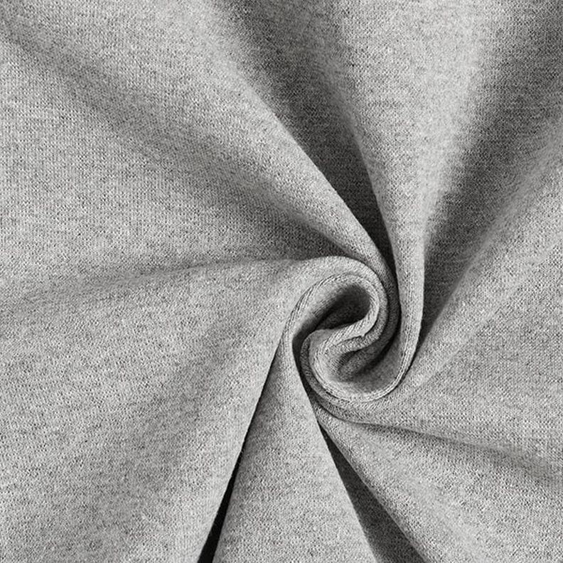 Dzianina ściągaczowa melanż – szary,  image number 1