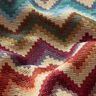 Tkanin dekoracyjna Gobelin chevron – jasnobeżowy/czerwień karminowa,  thumbnail number 2