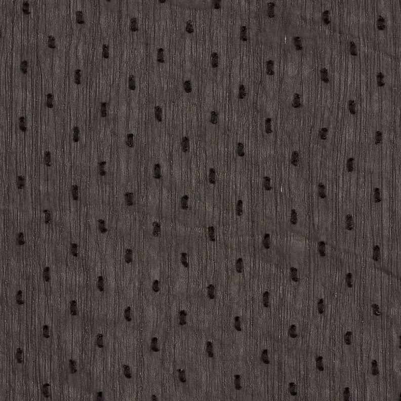 Szyfon dobby w metaliczne prążki – czerń/srebrny metaliczny,  image number 1