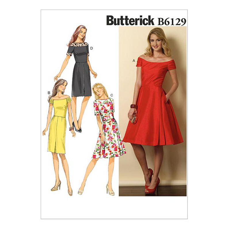 Sukienka | Butterick 6129 | 40-48,  image number 1