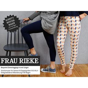 FRAU RIEKE – wygodne legginsy damskie, Studio Schnittreif  | XS -  XXL, 