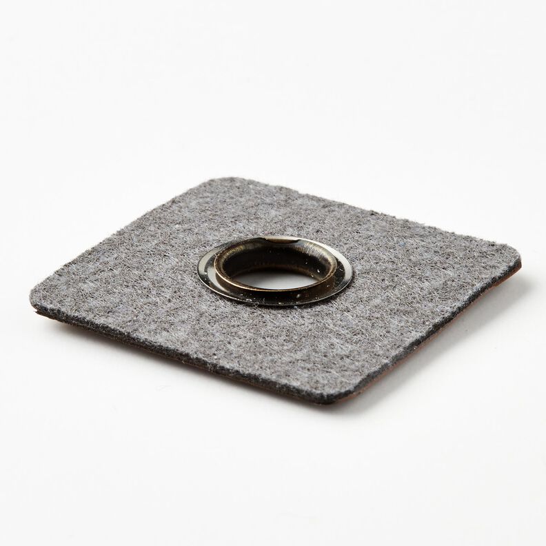 Łatka z oczkiem [30 x 30 mm] – brąz/miedź,  image number 3