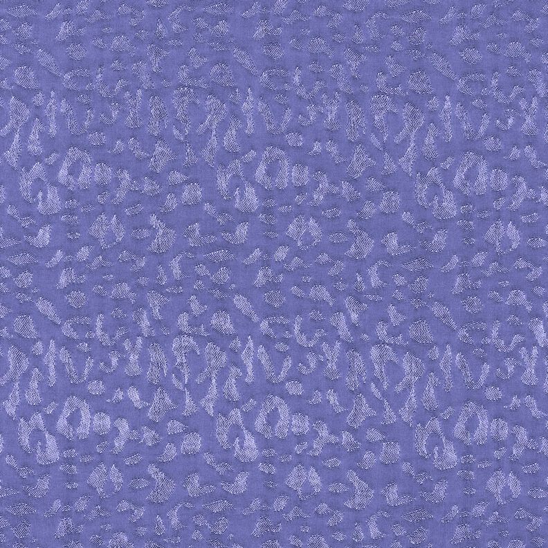 Tkanina wiskozowa w panterkę – niebieska lilia,  image number 1