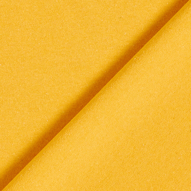 Dżersej z mieszanki bawełny z recyklingu – żółty curry,  image number 3