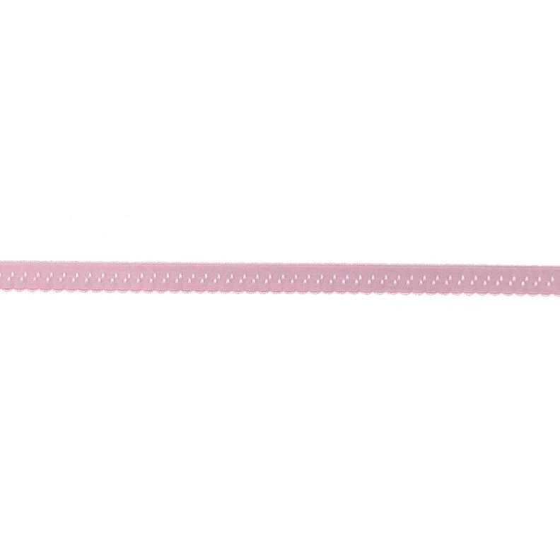 Elastyczna lamówka Koronka [12 mm] – stary róż,  image number 1