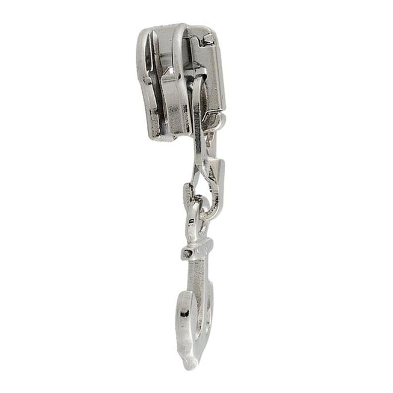 Suwak do zamka błyskawicznego, kotwica, 5 mm | Prym – srebro metaliczny,  image number 2