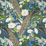 Tkanina dekoracyjna half panama z nadrukiem cyfrowym Paw – ciemna zieleń,  thumbnail number 1