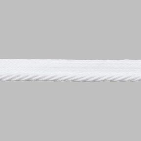 Taśma wypustkowa sznurek [9 mm] - biały, 