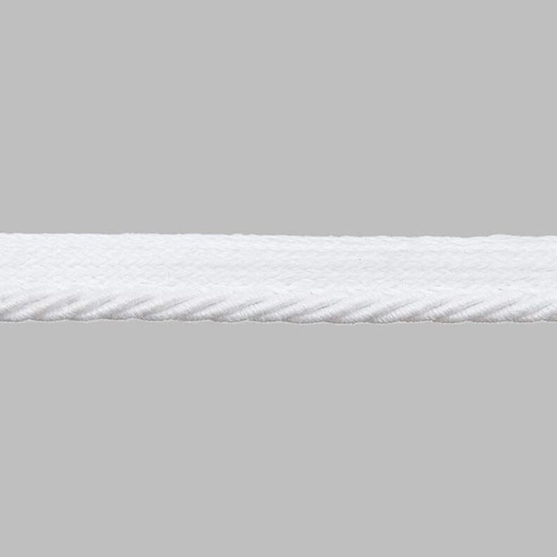 Taśma wypustkowa sznurek [9 mm] - biały,  image number 1