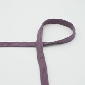 płaski sznurek Bluza z kapturem Bawełna [15 mm] – bakłażan, 