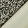 Dżersej bawełniany miniaturowy nadruk w panterkę – greige/czerń,  thumbnail number 4
