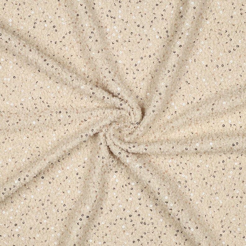 Dzianina bouclé Cekiny Jednokol | Poppy Fabrics – nerkowiec,  image number 4