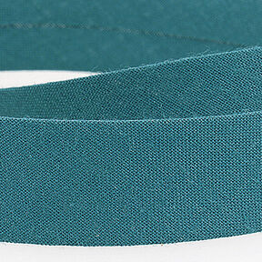 Taśma skośna Polycotton [20 mm] – jasny petrol, 