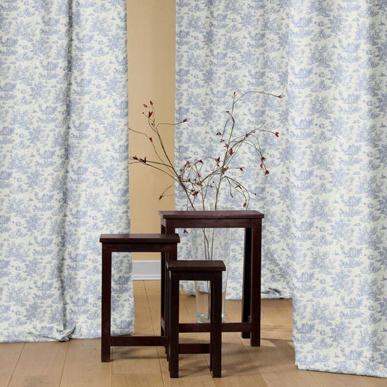 Tkanina bawełniana Mini Pastorale 280 cm – błękit,  image number 4