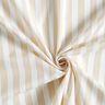 Tkanina bawełniana w paski – biel/nerkowiec,  thumbnail number 3