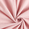 Tkanina na bluzki Mieszanka bawełny szerokie pasy – róż/mleczna biel,  thumbnail number 3