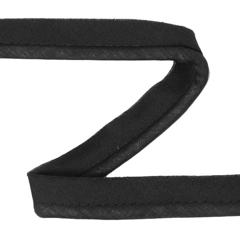 Taśma wypustkowa z bawełny [20 mm] - czarny,  image number 1