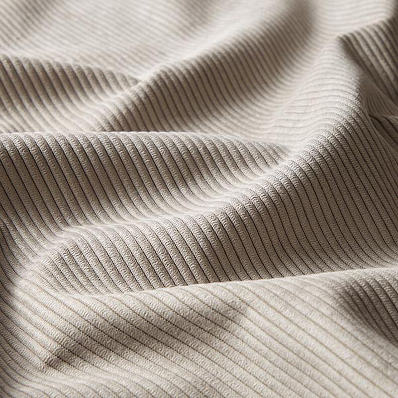 Tkanina tapicerska przypominająca sztruks Fjord – jasnoszary,  image number 2