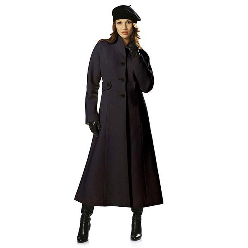 Wełniany loden spilśniany – granat navy,  image number 4