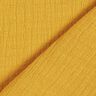 Bambus Muślin / Tkanina double crinkle struktura – żółty curry,  thumbnail number 4