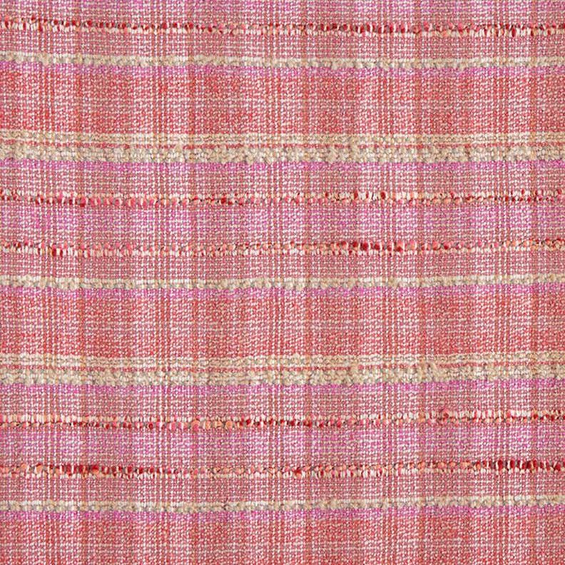 Tkanina płaszczowa z mieszanki wełny Bouclé – pink,  image number 1