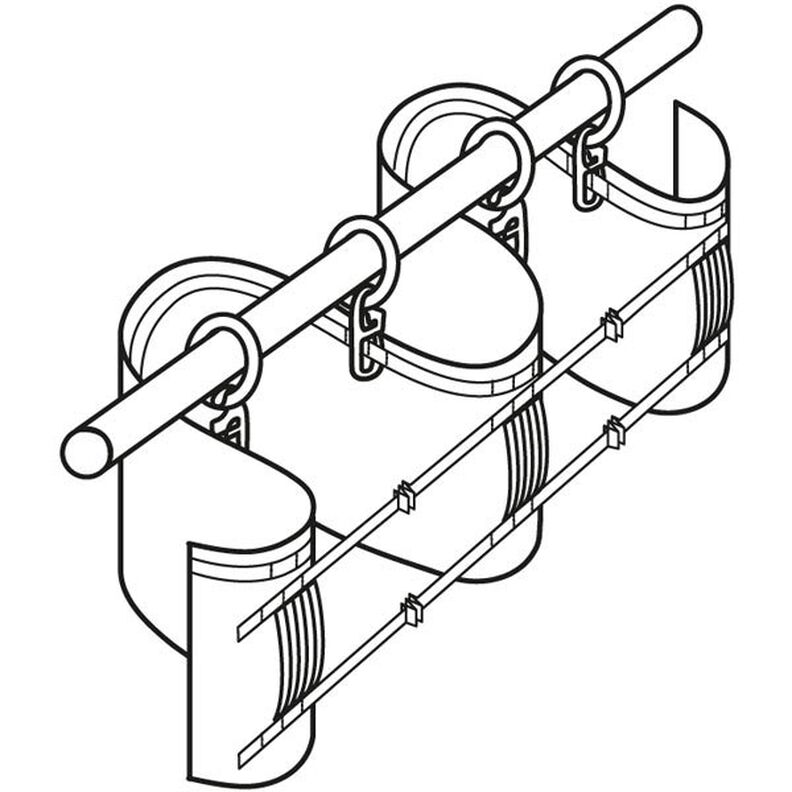 Taśma falująca, 100 mm – przezroczysta | Gerster,  image number 7