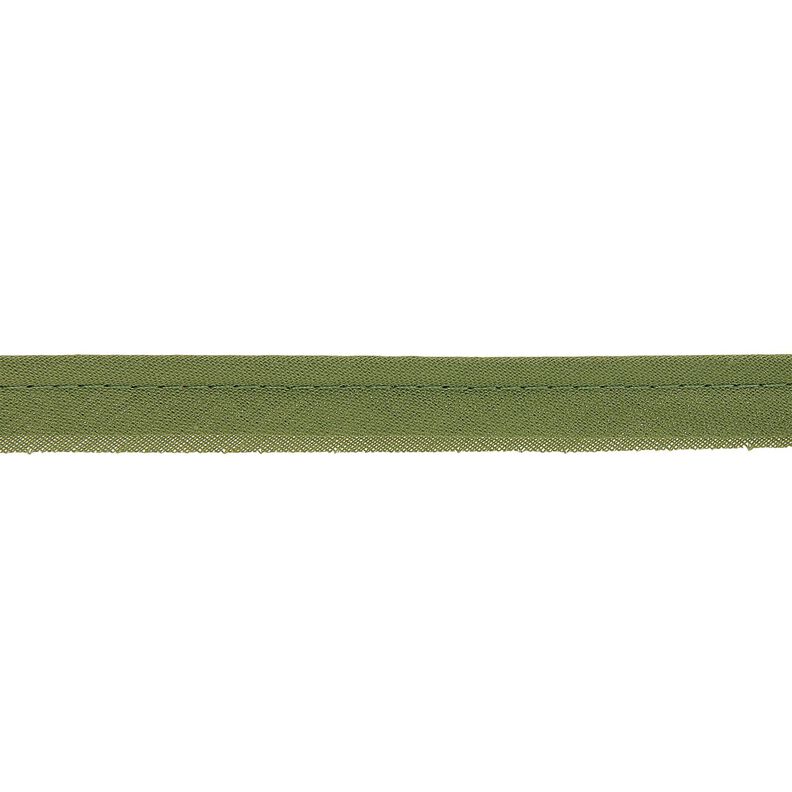 Taśma wypustkowa Polycotton [15 mm] – khaki,  image number 1