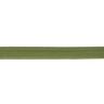 Taśma wypustkowa Polycotton [15 mm] – khaki,  thumbnail number 1