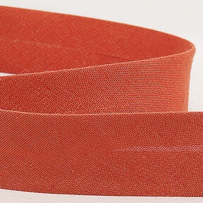 Taśma skośna Polycotton [20 mm] – terakota, 