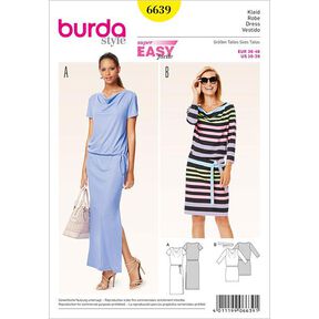 Sukienka, Burda 6639, 