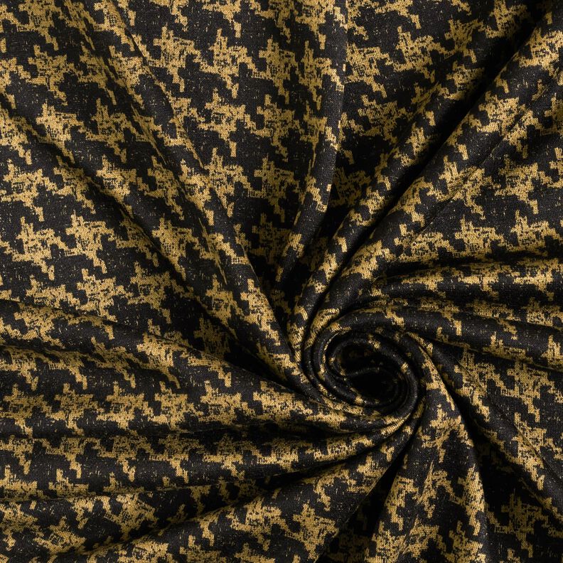 Dżersej wiskozowy – jasny khaki/czerń, image number 3