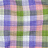 Muślin / Tkanina double crinkle kratka Materiał dwustronny | Poppy Fabrics – róż/lawendowy,  thumbnail number 2