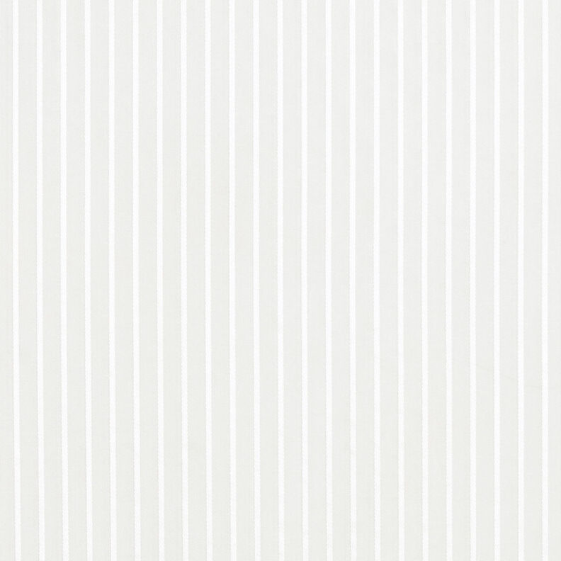 Woal z mieszanki jedwabiu w satynowe paski – biel,  image number 1