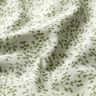 Tkanin dekoracyjna Half panama Delikatne pnącza z listkami – naturalny/zieleń liści lipy,  thumbnail number 2
