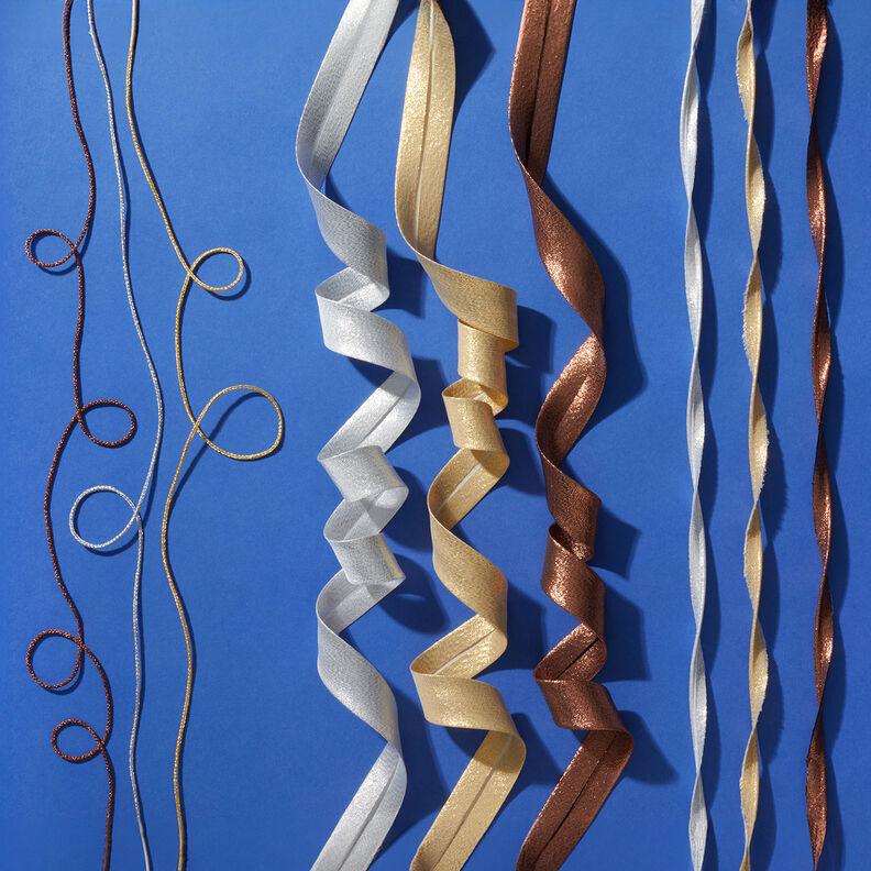 Taśma wypustkowa Metaliczny [10 mm] – srebrny metaliczny,  image number 4